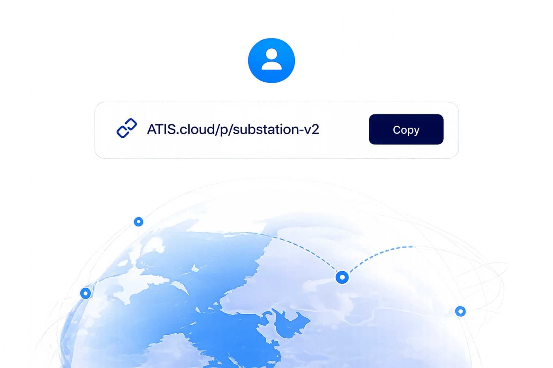 Sharing an ATIS.cloud link with a client, accessible worldwide