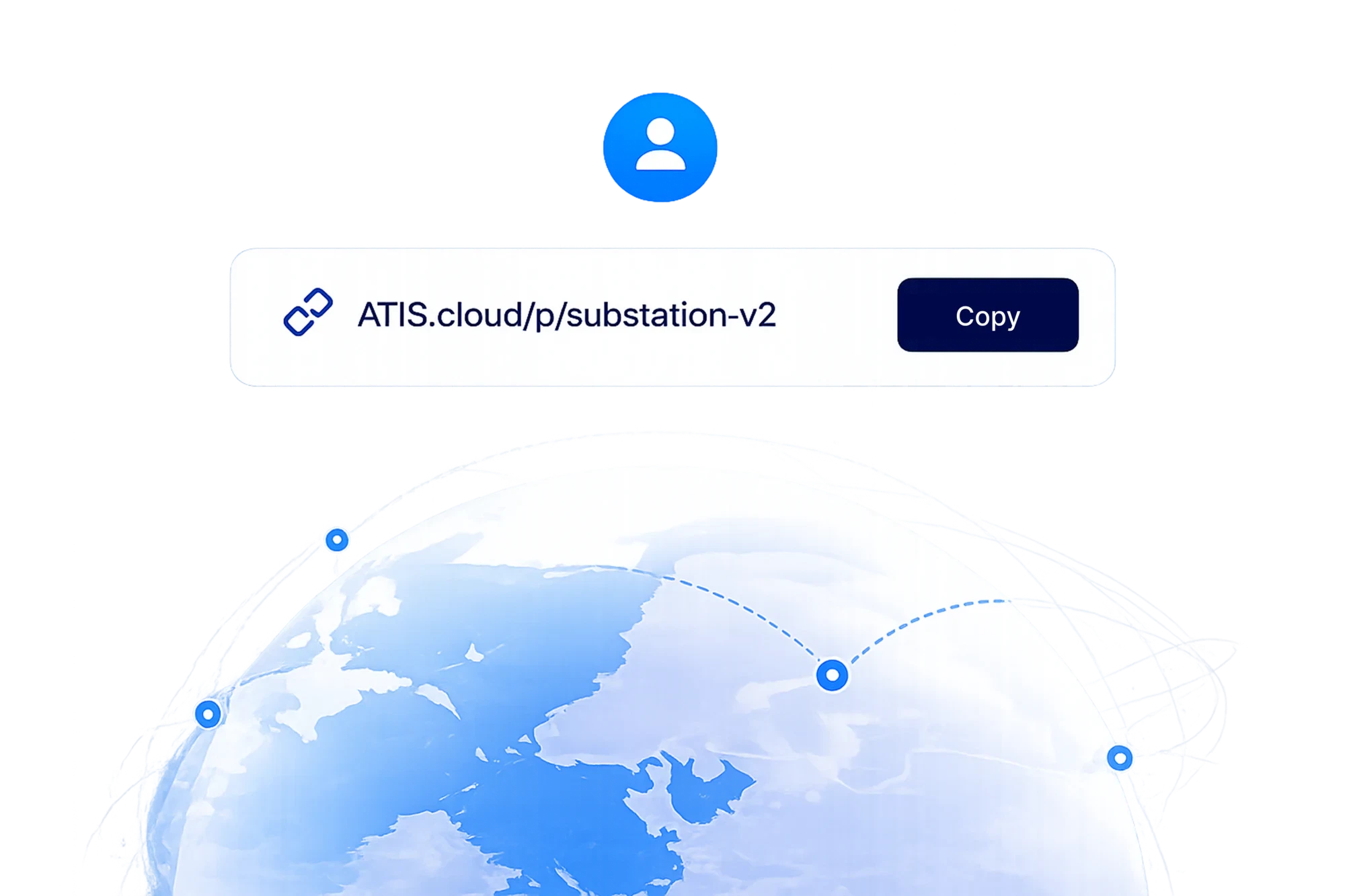 Sharing an ATIS.cloud link with a client, accessible worldwide